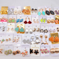 Fashion 30pairs Lots Mix Styles Stud Jewelry Earrings For Women Wedding Party Gift