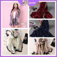 GARZHE24272 Cashmere Silk Cape Lady Shawl Knitted Wrap Flower Printed Neckerchief Women Scarves