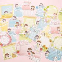 100แผ่น Cartoon Visionary Series Note Paper Pack กระดาษตกแต่ง DIY