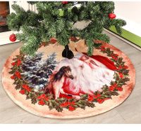 【YP】 120cm(47 ) Skirts Aprons Base Floor Cover XMAS Decoration