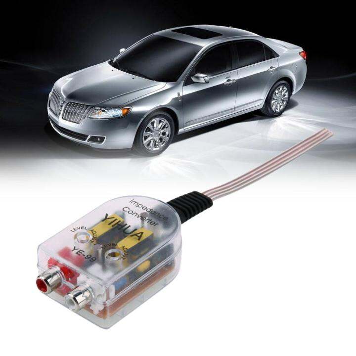 K103A Car Audio HiLow Impedance Converter RCA Cable Converter HI TO
