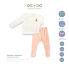 Whimsical long-sleeve top & pants 2 pcs baby set oeteo basic - ảnh sản phẩm 2