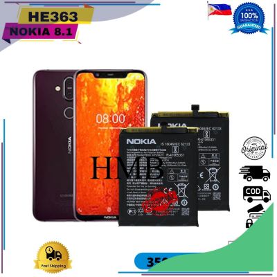 แบตเตอรี่ ใช้สำหรับเปลี่ยน Nokia 8.1 (TA-1119), X7 Battery, Model: HE363 3500mAh Original Li-Ion Polymer Battery | **แบตเตอรี่รับประกัน 6 เดือน**