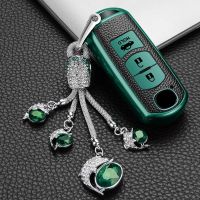 ✁ TPU Leather Car Key Cover Case Keychain For Mazda 2 3 5 6 Axela Atenza Demio CX-3 CX5 CX-7 CX-9 MX-5 Protection Accessories