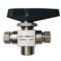 【hot】■❂﹍  CNG-1/4NPT 83F Pressure 304 Tee 3 Ways for Gas Filling