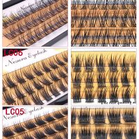 DIY Clusters Eyelash Extension Dovetail Segmented Lashes 48 Volume 3D Fluffy Natural Segmented Eyelashes Individual Bundles