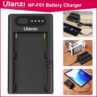 Ulanzi NP-F01 USB-A เครื่องชาร์จแบตเตอรี่ PD QC 22W ที่ชาร์จเร็วสำหรับ NP-F550F750F950มัลติฟังก์ชัน USB-C เอาต์พุต D-TAP