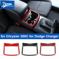 JIDIXIAN รถที่วางแก้วตกแต่งกรอบปกคลุมสำหรับ Dodge Charger สำหรับไครสเลอร์300C 2011 2012 2013 2014 2015ขึ้นอุปกรณ์ภายใน