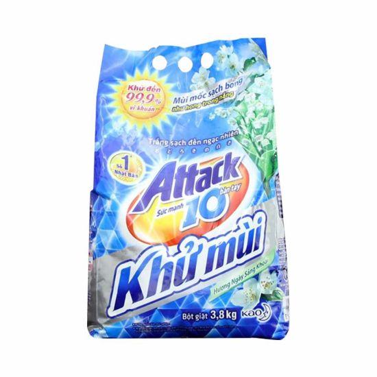 Bột giặt attack khử mùi hương hoa 3.8kg mẫu mới - ảnh sản phẩm 4