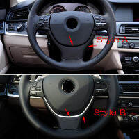 Carbon Fiber Color Car Steering Wheel Lower Trim Strip Auto Steering Wheel Protector Cover For BMW 5 7 Series F10 F01 F02 10-16