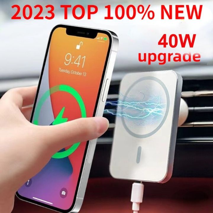 40w-magnetic-fast-car-wireless-charger-mobile-phone-holder-stand-for-magsafe-iphone-12-13-14-pro-max-mini-magnet-charging