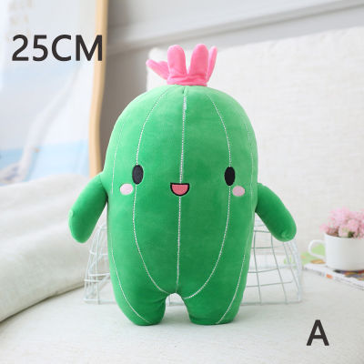 Kawaii Flower Plant Cactus Plush Toy Triver Stuffed Doll Pillow Cushion Bolster Kids Children Boy Girl Gift Room Bedroom Decor