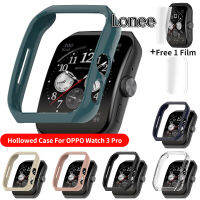 Lonee เคสที่ป้องกันนาฬิกา TPU สำหรับ OPPO Watch 3 Pro,เคสนาฬิกาครอบฟิล์มไฮโดรเจลฟรี