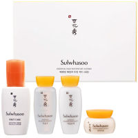 Sulwhasoo Essential Daily Routine Kit [4 Items] เซตผลิตภัณฑ์ดูแลผิว ผสานคุณค่าสมุนไพร ช่วยลดเลือนริ้วรอย มอบผิวเปล่งปลั่งกระจ่างใส แลดูสุขภาพดี