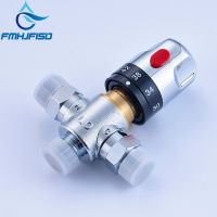 Bathroom Faucet Thermostatic Valve Standard 1/2 Brass Ceramic Replacement Thermostatic Cartridge Valve for Mixer Faucet