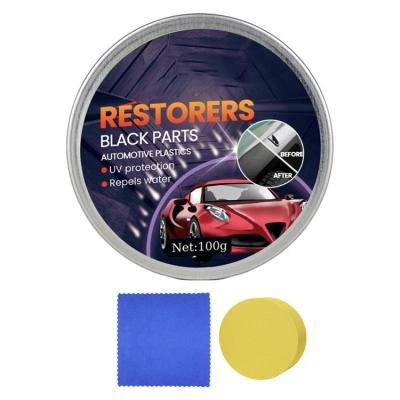 Car Restorer Kit UV-Resistant Waterproof Auto Parts Repair Wax Universal Repair Wax with Sponge Automotive Restorer for Restore Luster delightful