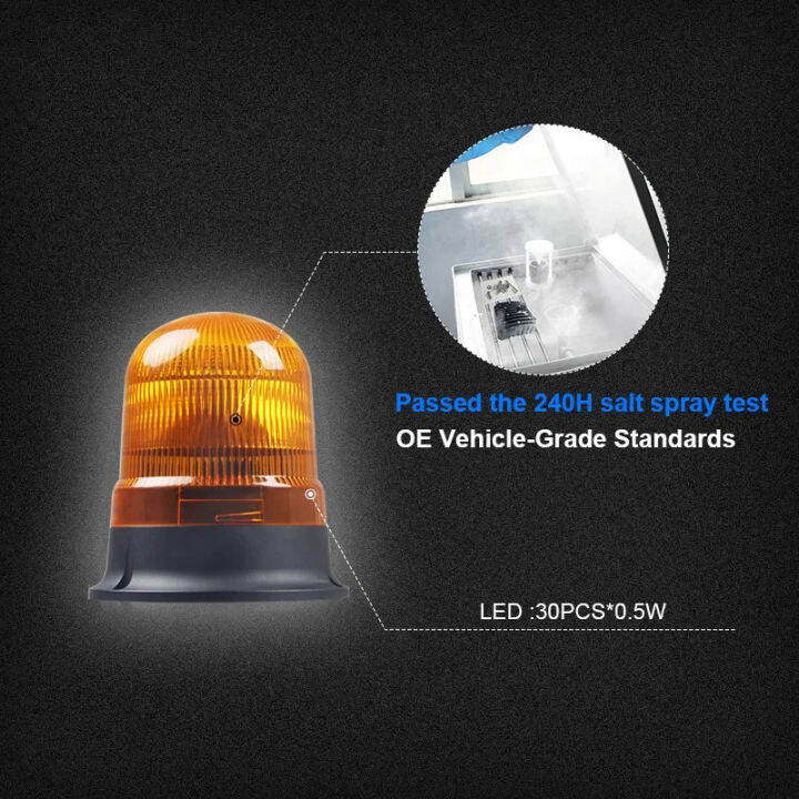 ECE R65 R10 single flash car truck Whether top warning led light single