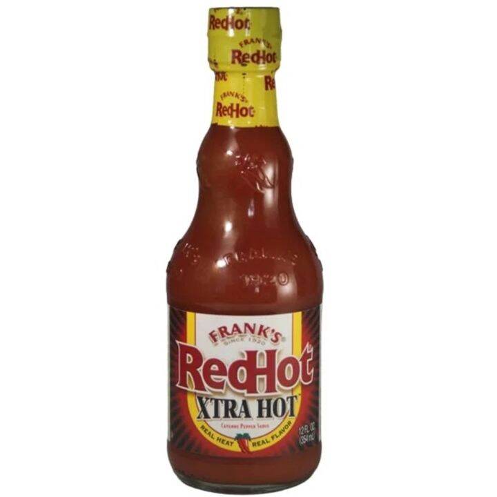 Hot lssjjot2513534 Frank's RedHot Xtra Hot Cayenne Pepper Sauce 354ml