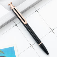 [In stock] ปากกาลูกลื่นปากกาสต็อกสำหรับนักเรียนเครื่องเขียนสำนักงานโรงแรมปากกาประชุมตัวอักษร logo โลหะ铝杆笔