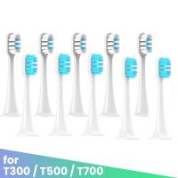 ZZOOI 10 Pieces Brush Heads For Xiaomi Mijia T300 T500/T700 Electric Toothbrush Nozzles High-density Replacement Tooth Brush Head