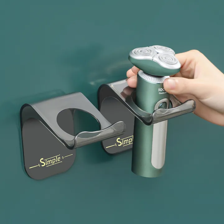Free Punch Electric Shaver Holder SelfAdhesive Shaver Wall Mount