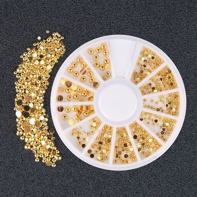 【CW】 1 Gold Glitter Stones Nageldesign Decoration Decorations Strass