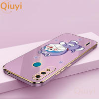 6D การชุบด้วยไฟฟ้า Doraemon เคสโทรศัพท์ ITEL A56 Pro 2022 ฝาครอบเลนส์กล้องป้องกันแบบเต็มซิลิโคนกันกระแทก 308_7-8