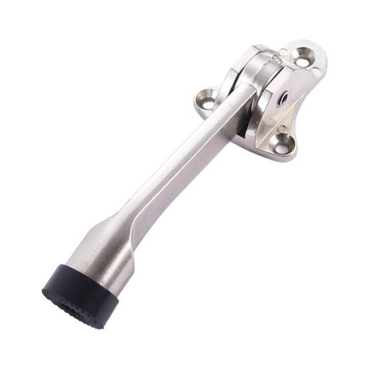 M89B Stainless Steel Silent Door Stopper AntiDamage Easy Pedal Kick