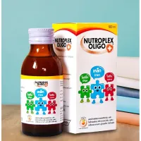 NUTROPLEX OLIGO PLUS วิตามินเสริมสำหรับลูกกินน้อย ขับถ่ายยาก ไม่ทานผัก ช่วยการขับถ่าย บำรุงร่างกาย 100 ML.1 ขวด