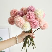 【FCL】✙∏☑  3/5Pcs Hydrangea Artificial Flowers Bouquet Bedroom Wedding Decoration Vases Arrangement Accessories