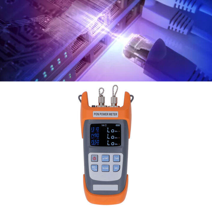 Optical Power Meter Handheld PON Net Tester Automatic Calibration for