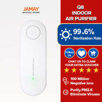 JAMAY Q8 เครื่องฟอกอากาศ PM2.5 100million กรองฝุ่น กรองอากาศ เสียงเบา อุปกรณ์ใช้ในบ้าน ห้องนอน ห้องน้ำ