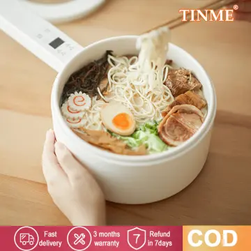 Mini Ramen Cooker, 1L Noodles Pot, Multifunctional Electric Cooker