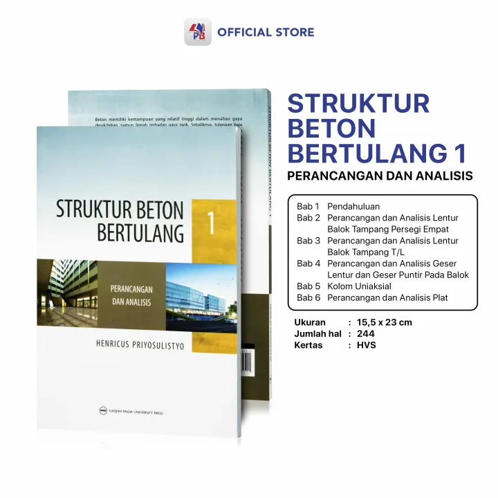 Buku Perancangan Dan Analisis Struktur Beton Bertulang 1 / Henricus ...