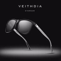 VEITHDIA Original Sunglasses Sports Outdoor Unisex Aluminum+TR90 Polarized UV400 Lens Vintage Sun Glasses For MaleFemale VT6108