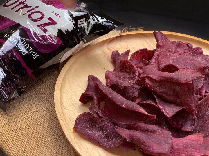 nutrioz-smoke-roasted-sweet-potato-chips-มันเผาเกาหลีแผ่นบางกรอบ