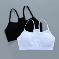 Maiden Cotton Underwear Camisoles Puberty Girls Training Bras Chest Pad Vest Tube Top Women Sport Bras Cozy Breathable Lingerie