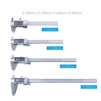 Electronic Digital Vernier Caliper 0-150200300mm Metric Inch Stainless Steel Large LCD Screen Calipers Tool Home Tools