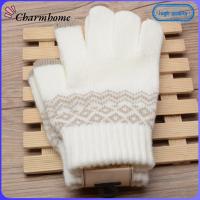 CHARMHOME Winter Warm IPad Phone Wool Knitted Touch Screen Fashion Gloves Mittens