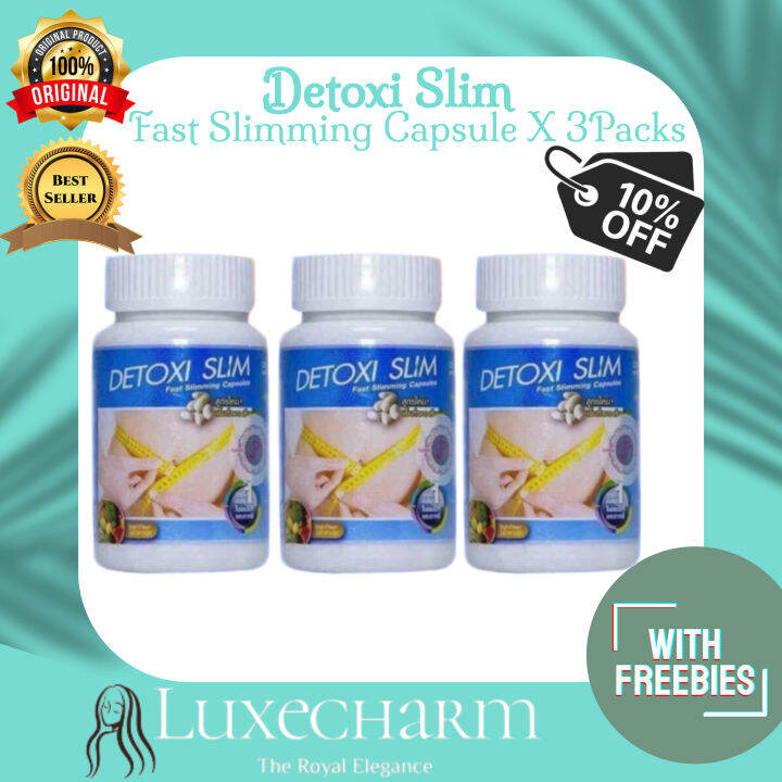 LUXECHARM ORIGINAL 90% DETOXI SLIM FAST SLIMMING CAPSULE FROM THAILAND ...