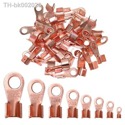 ✙¤﹍ OT 10A 60A 100A 200ACable Copper Lug Battery Connector Ring Terminal 20A 30A 40A 50A 150A 200A 300A