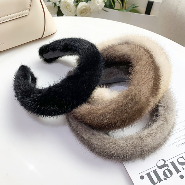 wide-edge-internet-celebrity-mink-velvet-solid-color-headband-furs-korea-hairband-mink-hair