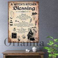 Wanghuilishop A Witch S Kitchen Blessing ภาพวาดผ้าใบ-HD พิมพ์ภาพ Modular สำหรับตกแต่งบ้าน Vintage และห้องครัว Witchery