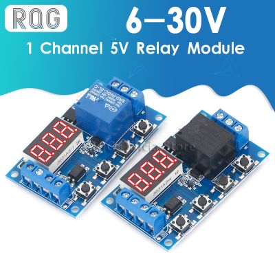 ☎ 1 Channel 5V Relay Module Time Delay Relay Module Trigger OFF / ON Switch Timing Cycle 999 minutes for Arduino Relay Board Rele