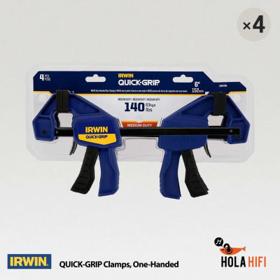 ด้ามจับชิ้นงาน ชุด 2ชิ้น IRWIN QUICK-GRIP Clamps, One-Handed, Mini Bar, 6-Inch