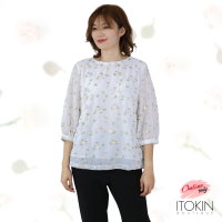 ITOKIN เสื้อชีฟองปักฉลุ W5B100