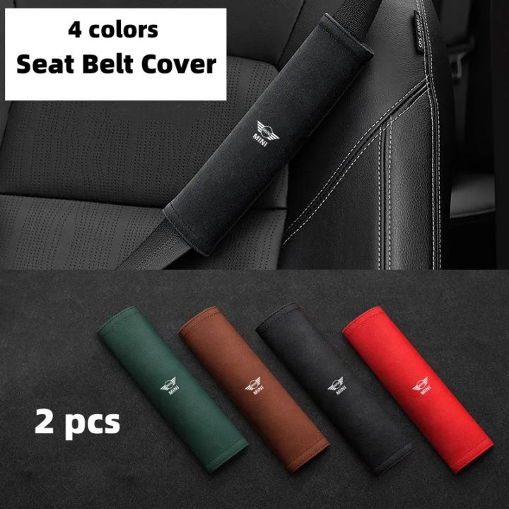 car-seat-belt-shoulder-cover-auto-protection-soft-interior-accessories-for-mini-cooper-r53-r52-r50-one-jcw-clubman-countryman-works