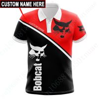 2023 NEW Style Bobcat Polo Shirt Anime Quick Dry T Shirt For Mens Clothes Unisex Oversized T Shirt Harajuku 3D Printing Short Sleeve TopNew product，Can be customization