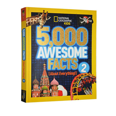 The original English National Geographic magazine 5000 cool knowledge of failed teachers 5000 awesome facts2 primary school steam encyclopedia popular science book