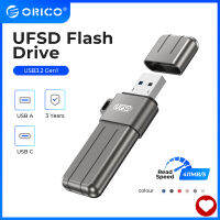 ORICO USB 3.0แฟลชไดรฟ์256GB, Memory Stick 256GB 450เมกะไบต์/วินาที Thumb พร้อมพวงกุญแจ USB แฟลชไดรฟ์โลหะ USB ไดรฟ์ข้อมูลจัดเก็บข้อมูลใช้งานร่วมกับคอมพิวเตอร์/แล็ปท็อป